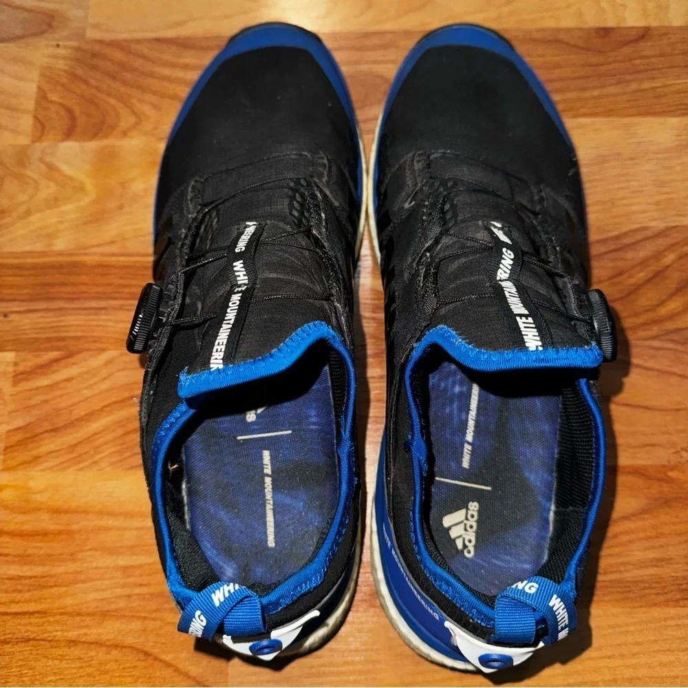 Rare Adidas White Mountaineering x Terrex Agravic Boa Black Royal Size 12
